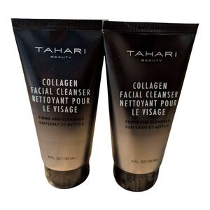 2X Tahari Beauty Collagen Facial Cleanser 5oz Each Set Of 2 New